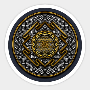 Sri Yantra Mandala Sticker